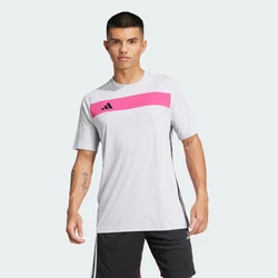 ADIDAS PERFORMANCE Funktionsshirt TIRO 25 ESSENTIALS hellgrau / pink / schwarz