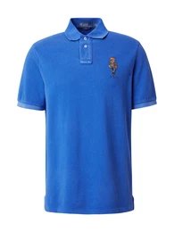 Poloshirt blau / braun / dunkelgrn / rot
