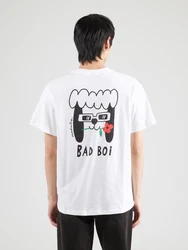 Iriedaily T-Shirt 'Bad Boi' grün/knallrot/schwarz/weiß