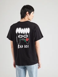 Iriedaily T-Shirt 'Bad Boi' grün/rot/schwarz/weiß