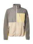 Iriedaily Fleecejacke 'Auf Deck' beige/pastellgelb/grau/grün