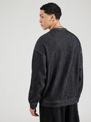 HUGO Sweatshirt Dinkam hellgrau/schwarz