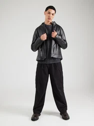 HUGO Sweatshirt Dinkam hellgrau/schwarz