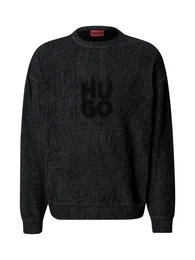Sweatshirt 'Dinkam' hellgrau / schwarz