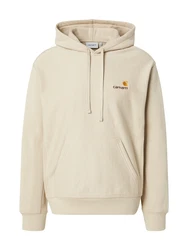 Carhartt WIP Sweatshirt 'American Script' hellbeige