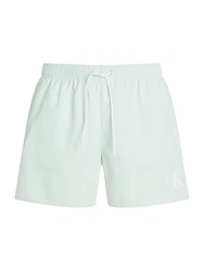 Calvin Klein Swimwear Badeshorts MEDIUM DRAWSTRING aqua/weiß