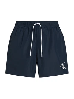 Calvin Klein Swimwear Badeshorts MEDIUM DRAWSTRING navy/weiß