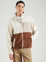 Iriedaily Fleecejacke 'Auf Deck' ecru/dunkelbeige/braun