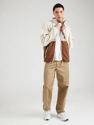 Iriedaily Fleecejacke 'Auf Deck' ecru/dunkelbeige/braun