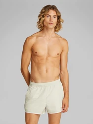 Calvin Klein Swimwear Badeshorts greige / weiß