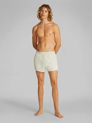 Calvin Klein Swimwear Badeshorts greige / weiß