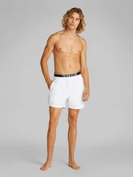 Calvin Klein Swimwear Badeshorts MEDIUM DOUBLE WB schwarz/weiß