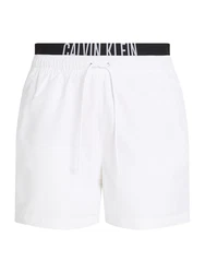 Calvin Klein Swimwear Badeshorts MEDIUM DOUBLE WB schwarz/weiß