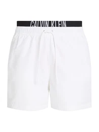 Badeshorts grau / schwarz / wei