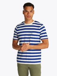 TOMMY HILFIGER T-Shirt 'Essential' dunkelblau/weiß
