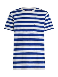 TOMMY HILFIGER T-Shirt 'Essential' dunkelblau/weiß