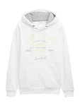 TOM TAILOR Sweatshirt Hoodie mit Print (1043292) Weiß/Creme/Grau/Silber/Gelb/Lila TOM TAILOR Sweatshirt Hoodie mit Print (1043292) Weiß/Creme/Grau/Silber/Gelb/Lila