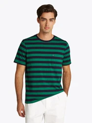 TOMMY HILFIGER T-Shirt 'Essential' dunkelblau / jade