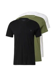 AllSaints T-Shirt 'TONIC' kiwi/schwarz/weiß