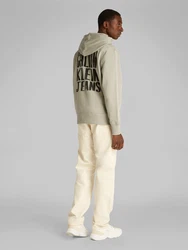 Calvin Klein Jeans Sweatshirt schilf/schwarz