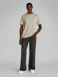 Calvin Klein Jeans T-Shirt taupe/weiß