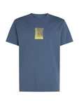 Calvin Klein Jeans T-Shirt rauchblau/gelb