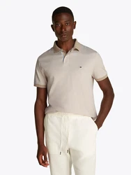 TOMMY HILFIGER Poloshirt kitt/dunkelbeige