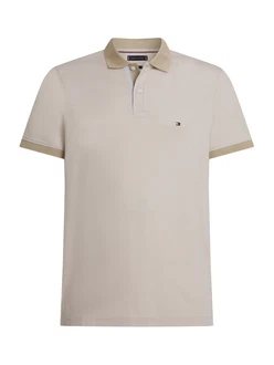 TOMMY HILFIGER Poloshirt kitt/dunkelbeige