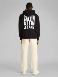 Calvin Klein Jeans Sweatshirt schwarz/weiß
