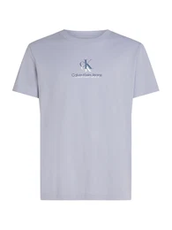 T-Shirt saphir / hellblau / wei