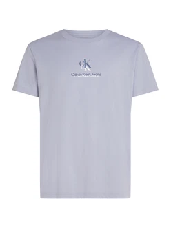 Calvin Klein Jeans T-Shirt SHADOW LOGO TEE saphir/hellblau/weiß