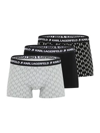 Boxershorts grau / schwarz / wei