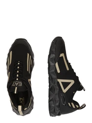 EA7 Emporio Armani Sneaker dunkelbeige/schwarz