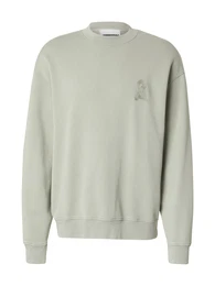 Sweatshirt 'EMAAL' (GOTS) khaki / mint
