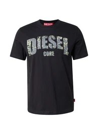 T-Shirt 'T-ADJUST-R25' pastellgelb / greige / schwarz