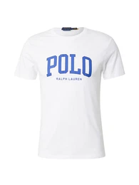 T-Shirt blau / dunkelblau / wei
