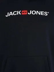 Jack & Jones Plus Sweatshirt marineblau / rot / weiß