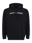 Jack & Jones Plus Sweatshirt marineblau / rot / weiß