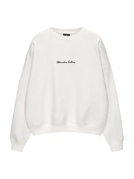 Sweatshirt schwarz / wei