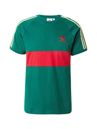 T-Shirt pastellgelb / smaragd / rot
