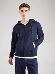 GUESS JEANS Sweatjacke marine/rot/weiß