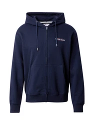GUESS JEANS Sweatjacke marine/rot/weiß