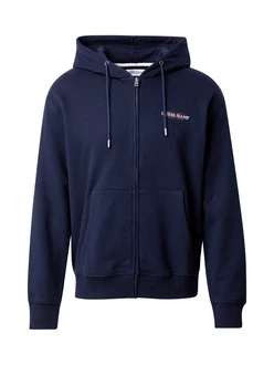 GUESS JEANS Sweatjacke marine/rot/weiß GUESS JEANS Sweatjacke marine/rot/weiß