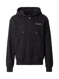 Sweatjacke rot / schwarz / wei