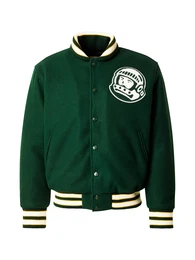 Jacke dunkelgrn / wei
