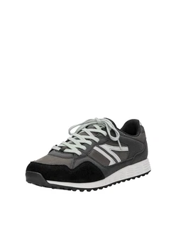 Pull&Bear Sneaker dunkelgrau/schwarz/weiß
