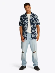 Tommy Jeans Hemd marine/pastellblau