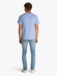 Tommy Jeans T-Shirt navy/pastellblau/weiß