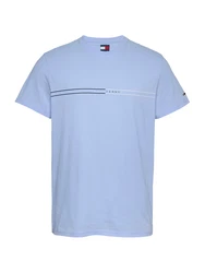 Tommy Jeans T-Shirt navy/pastellblau/weiß