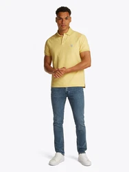 TOMMY HILFIGER Poloshirt hellblau/gelb